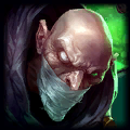 Singed champion portrait